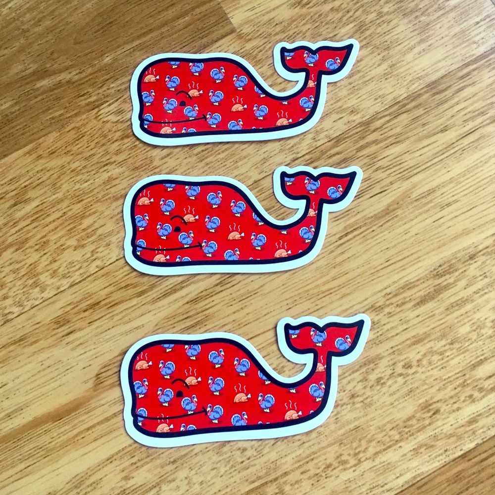 $7 per sticker #1 - Vineyard Vines Sticker Thanksgiving